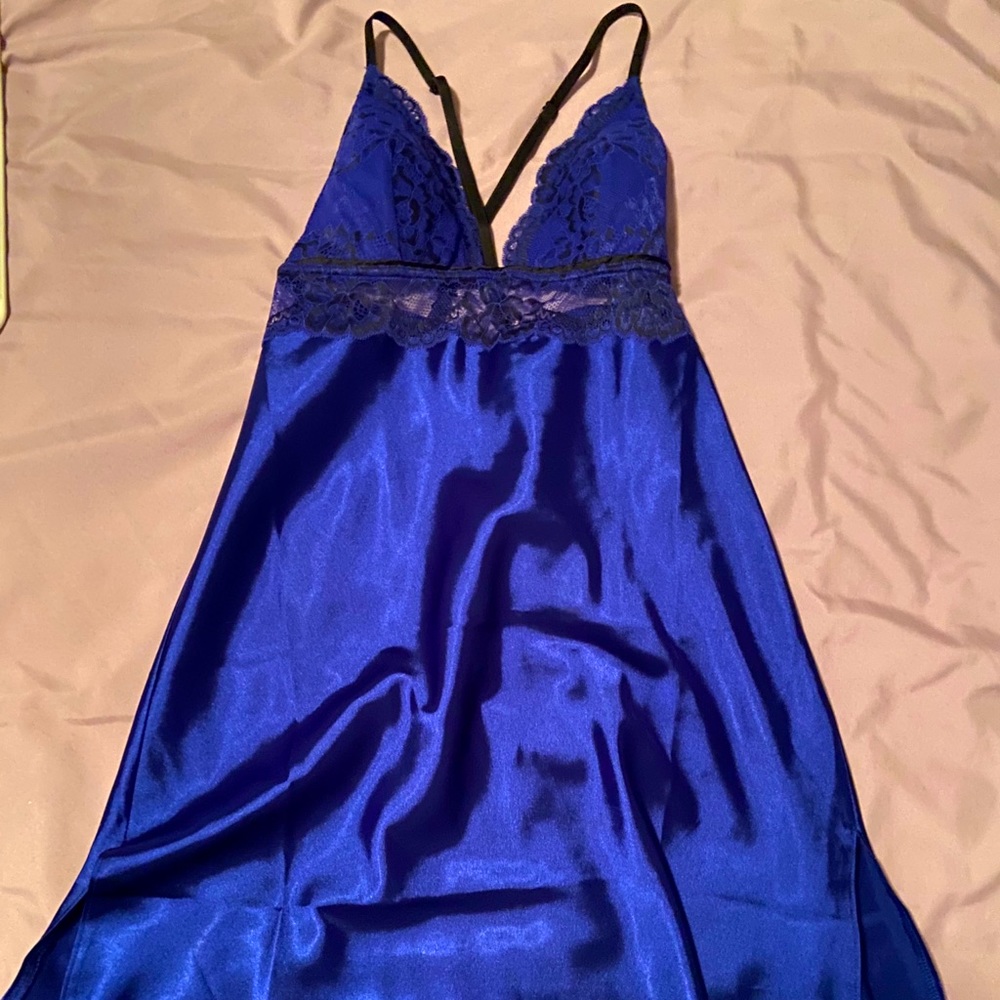 La senza royal blue lingerie
